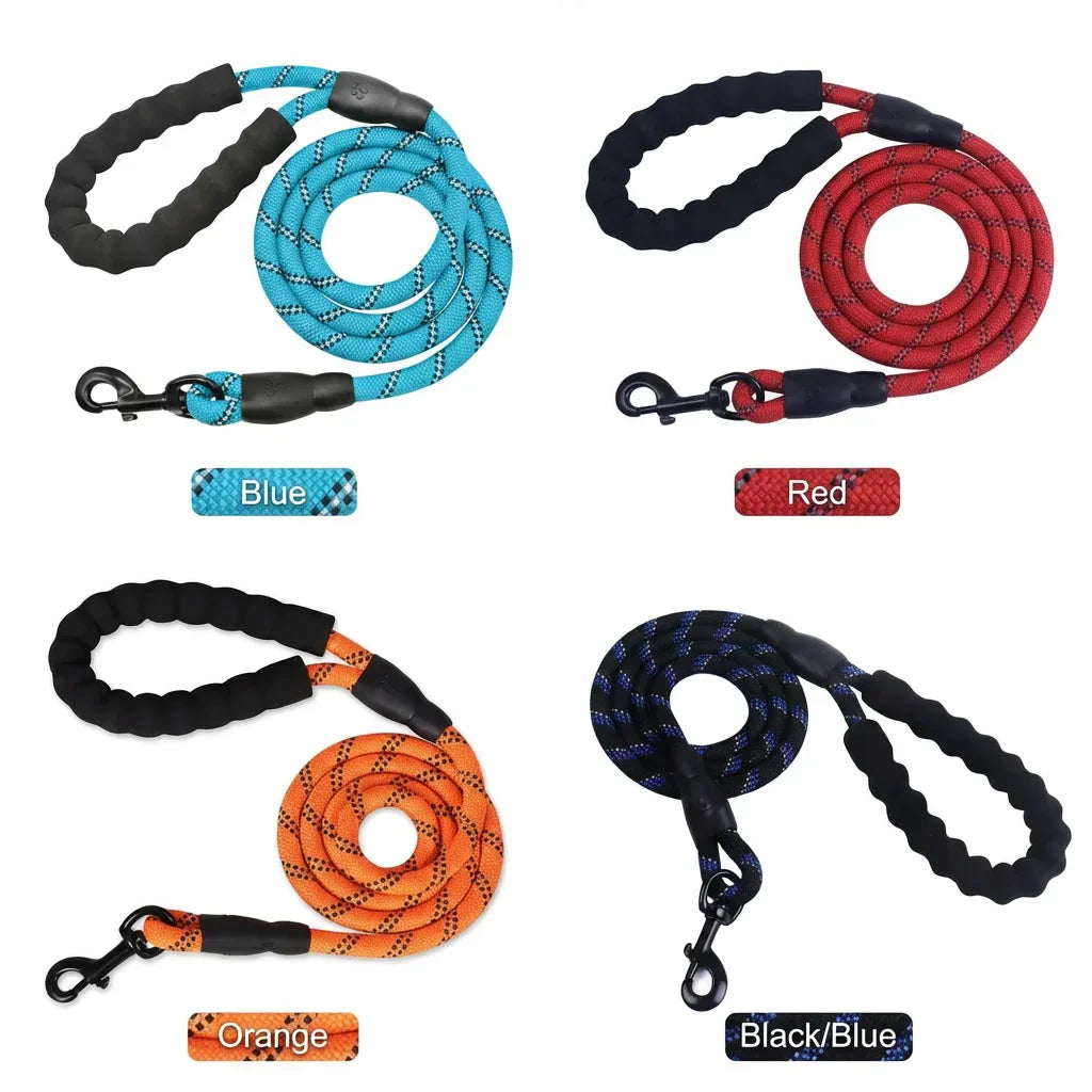 TrailPaw Heavy-Duty Rope Leash (Comfort Edition) -- 6ft / 10ft / 15ft