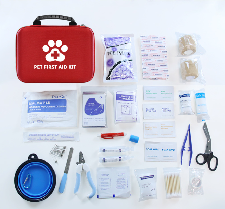 TrailPaw Wild-Rescue Pet First Aid Kit — 101-Pc Professional Emergency Set