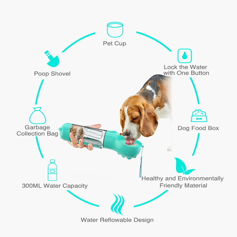 TrailPaw Interactive Tough-Chew Rubber Ball